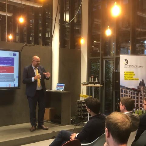 EIC / EISMEA Director, Jean David MALO, in Lille to promote EU support to startups and innovation ecosystems