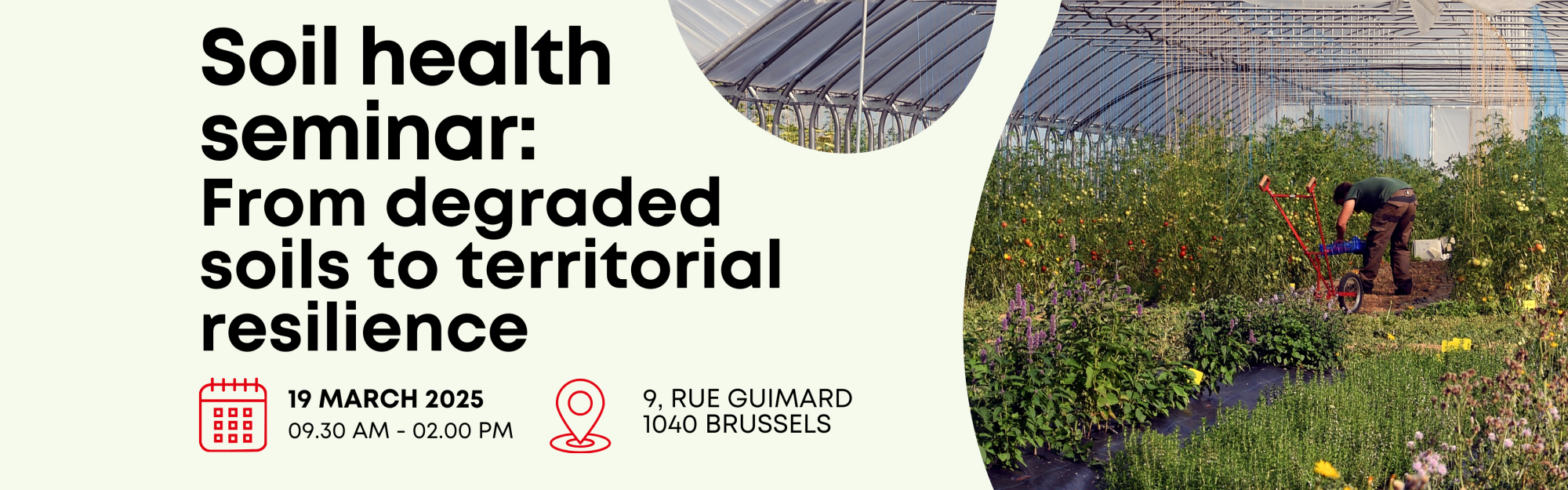 Lille Metropole will host a seminar on soil health on the 19th of March 2025!