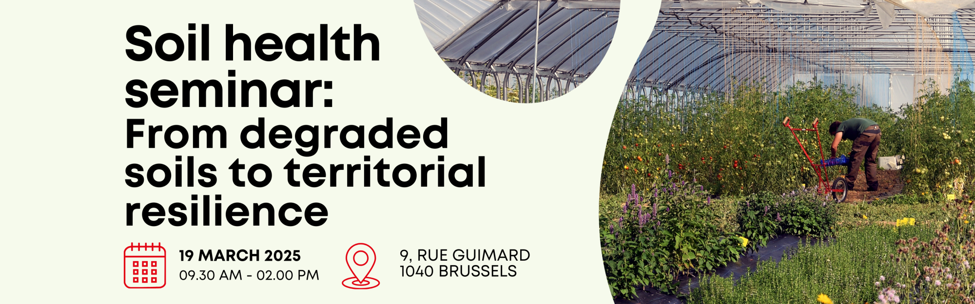 Lille Metropole will host a seminar on soil health on the 19th of March 2025!