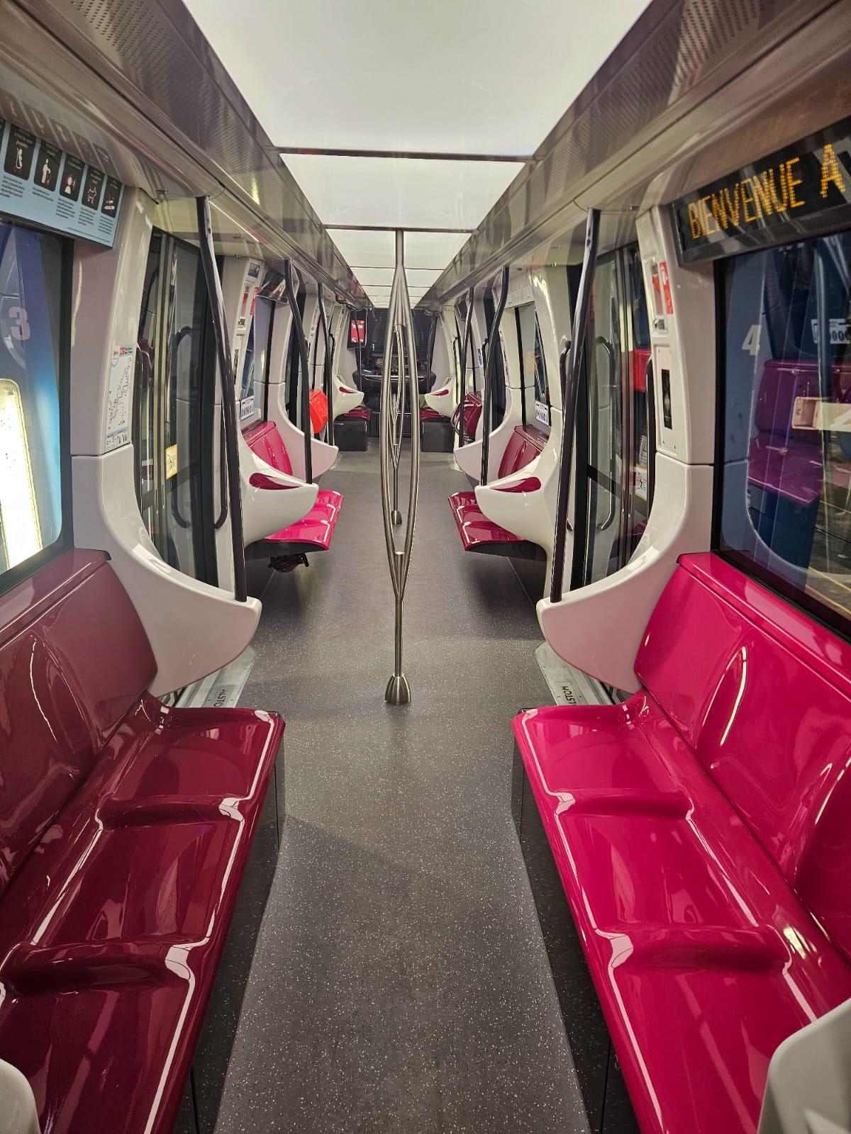 intérieur du métro